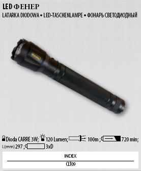LED ФЕНЕР  CLT-09